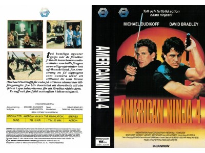 American Ninja 4  Inst. VHS 
